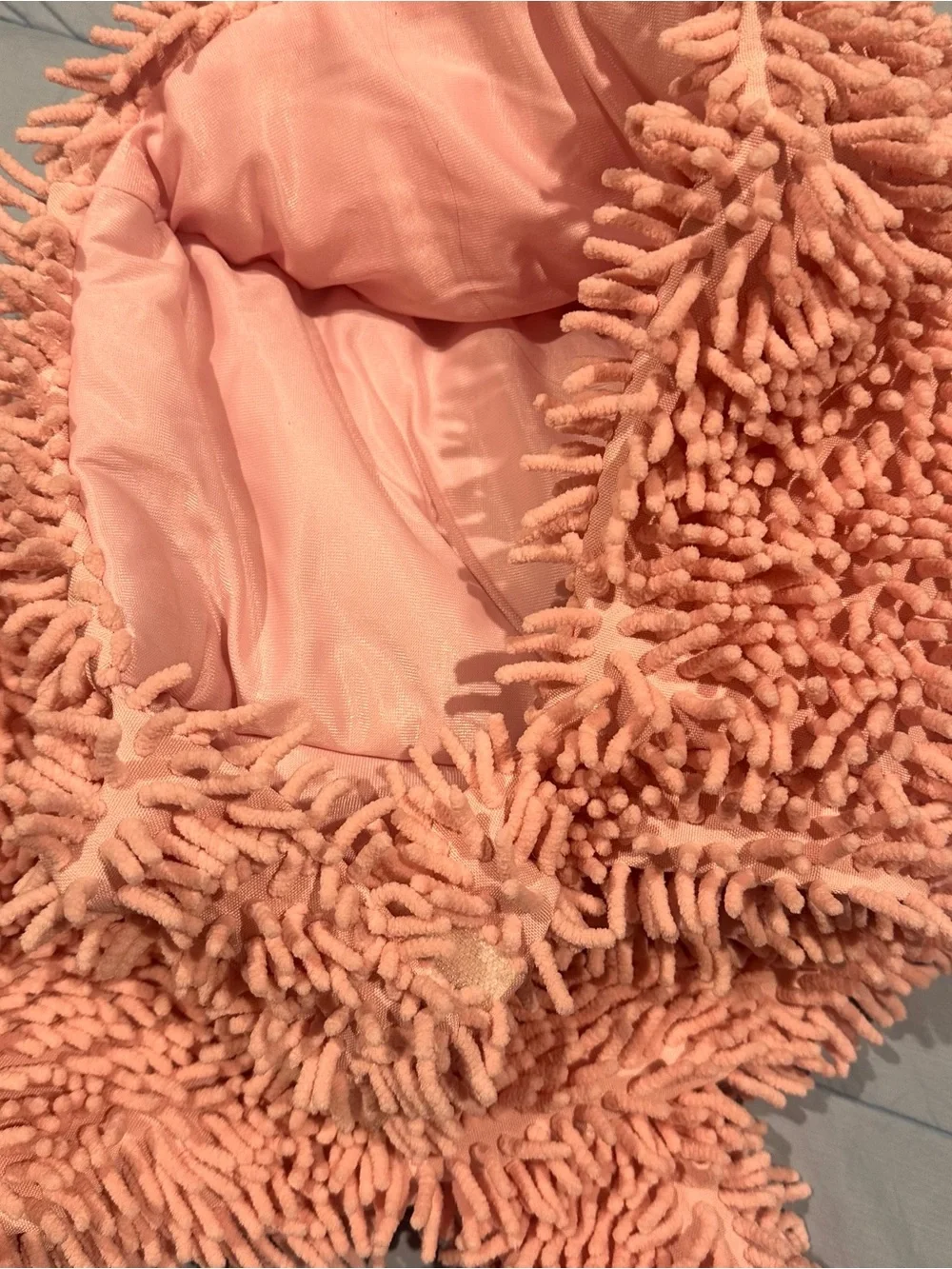 - Soft Chenille wash met pink pig dog costume